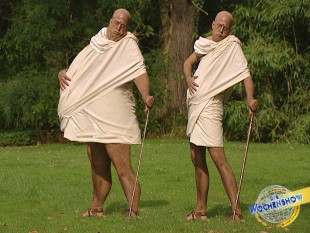 Die Wochenshow: Bastian Pastewka als Gandhi - vor und nach Diät