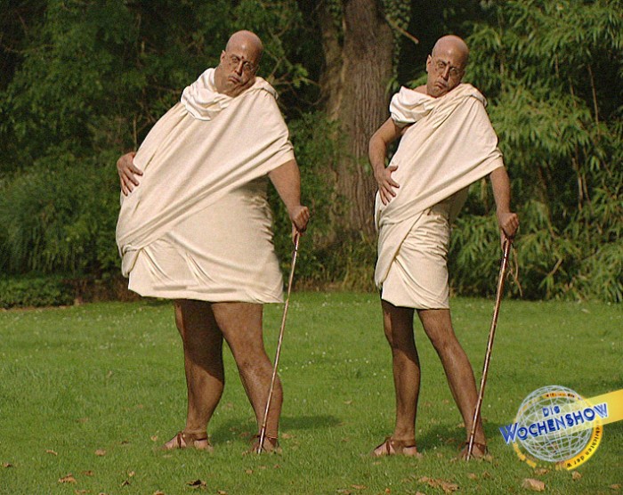 Die Wochenshow: Bastian Pastewka als Gandhi - vor und nach Diät