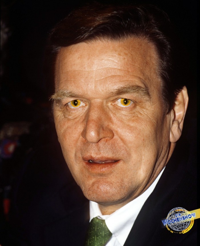 Die Wochenshow: Gerhard Schröder ohne Kontaktlinsen