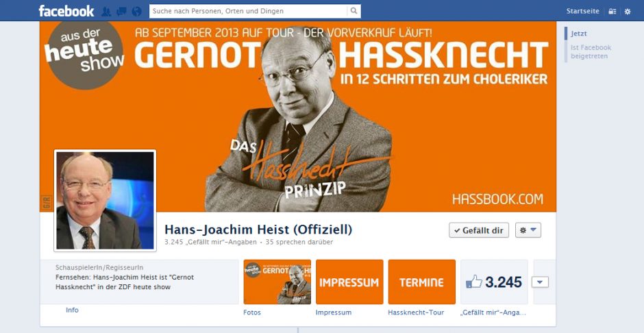 Facebook Hans-Joachim Heist